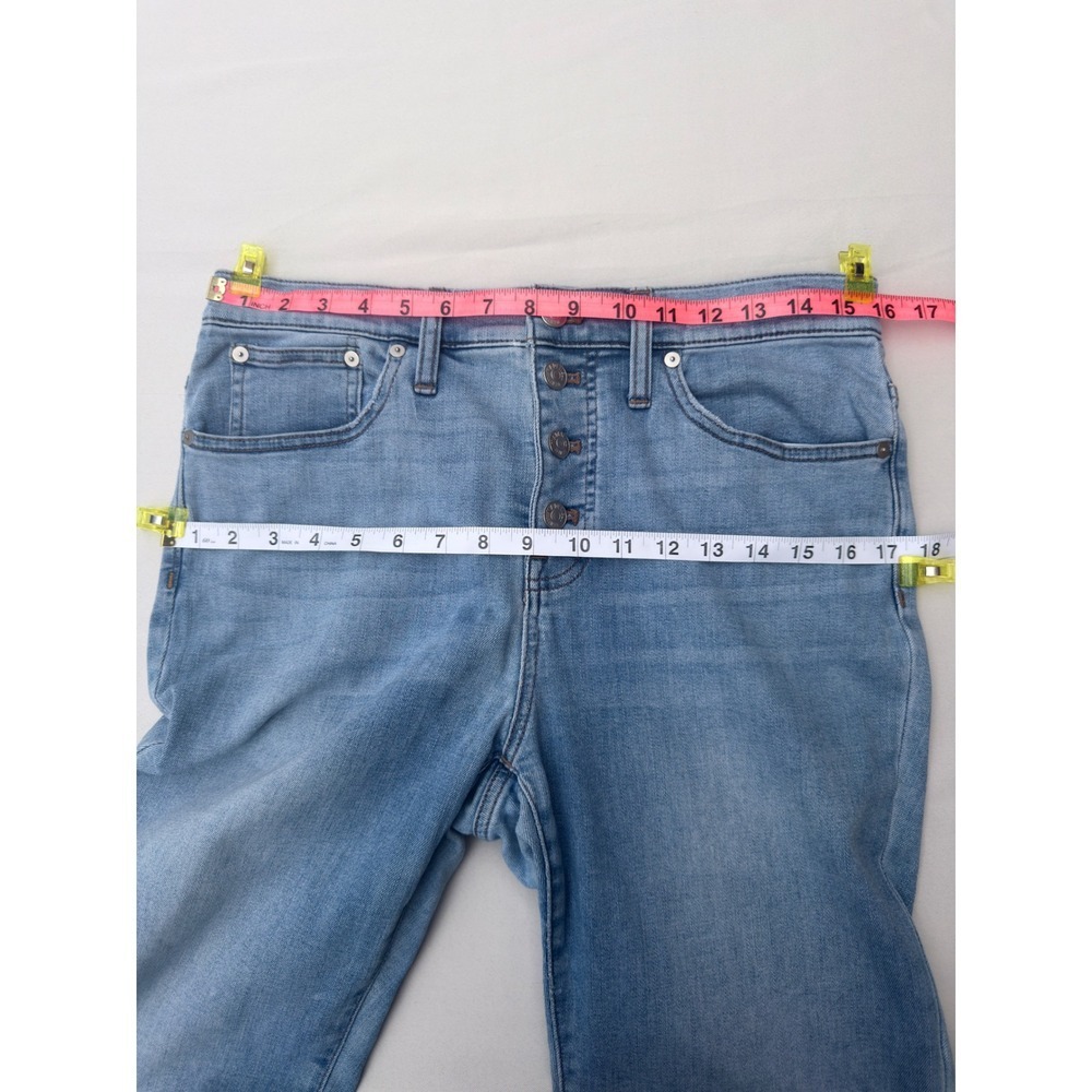 Madewell Cali Demi Boot Jeans Size 29 Button Fly HighRise Vintage-Inspired - Picture 11 of 13